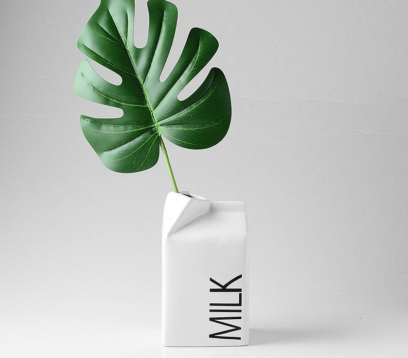 Nordic Desktop Ceramic Vase Decoration Creative Soft Decoration Crafts Dried Flower Simulation Flower Ceramic Flower Arrangement