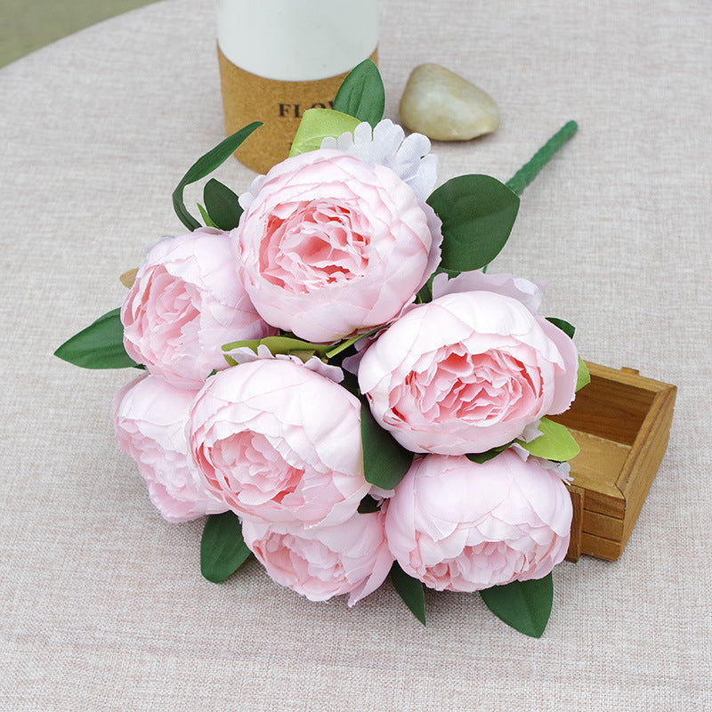7-head Peony Fake Flower Wedding Flower Arrangement Decoration Decoration