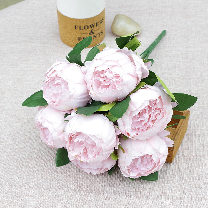 7-head Peony Fake Flower Wedding Flower Arrangement Decoration Decoration