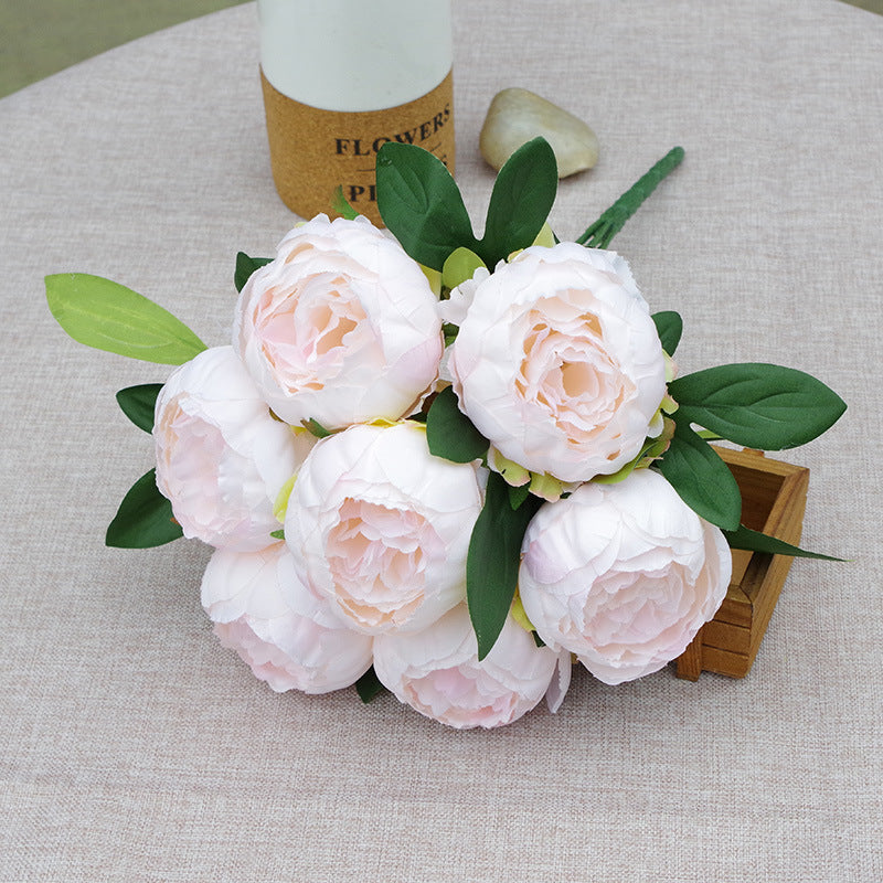 7-head Peony Fake Flower Wedding Flower Arrangement Decoration Decoration