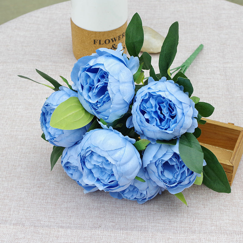 7-head Peony Fake Flower Wedding Flower Arrangement Decoration Decoration